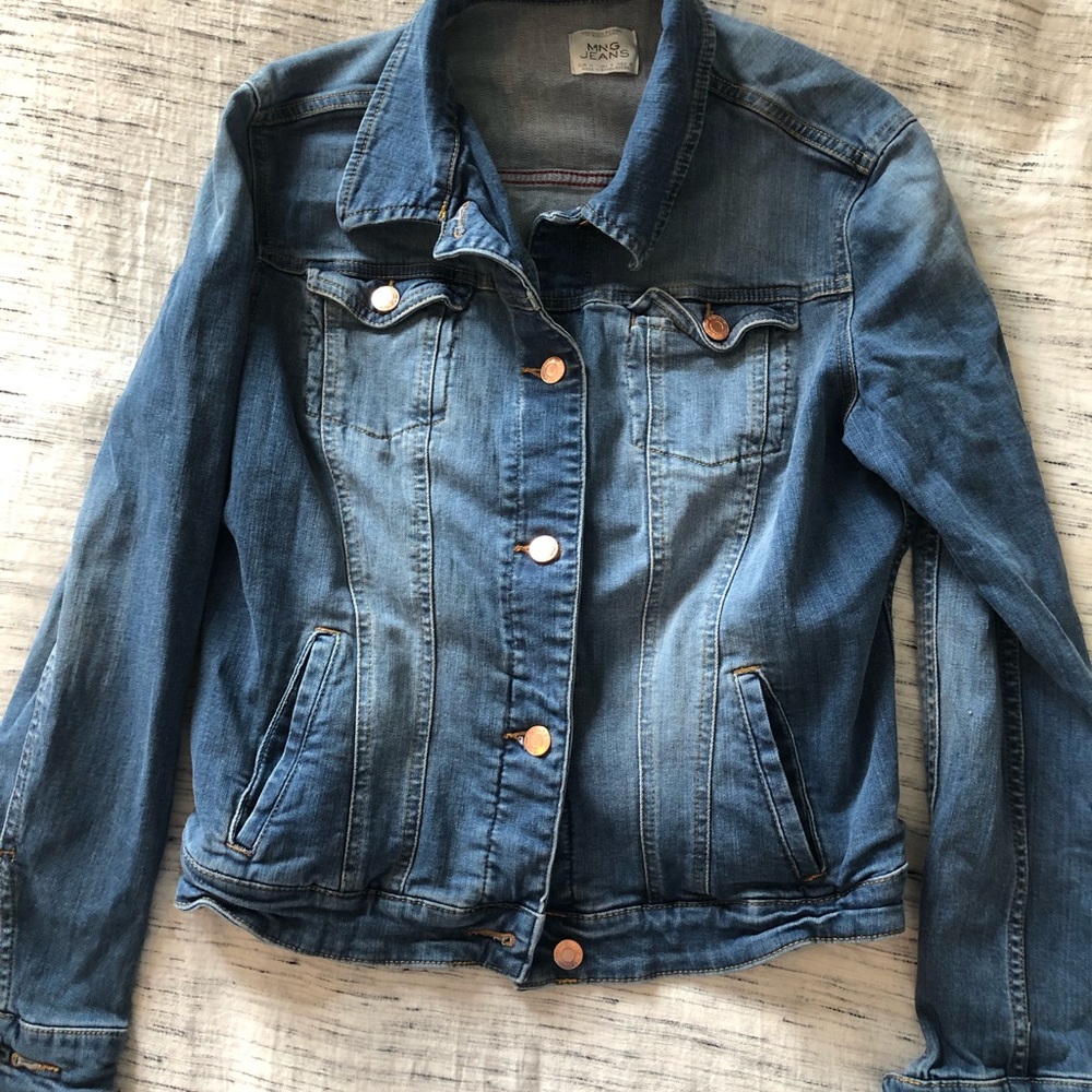 Mango Jean Jacket, USA S